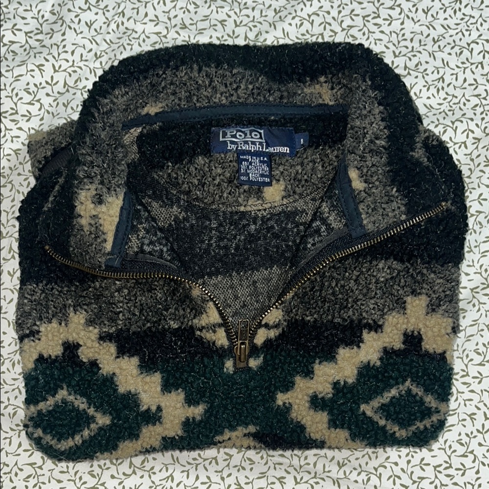 Polo by Ralph Lauren Men's 1/4 Zip Pullover Sweater